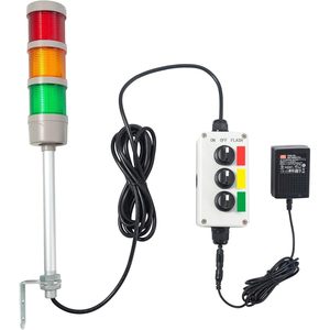 3-Stack LED Andon <b>Tower</b> Light Red Yellow Green 24V IP65 Industrial Warning Signal Light With ABB Switch Durable - Product Image 2