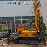 Foreuse hydraulique sur chenilles PLE350 la plus vendue, machine de forage portable DTH 350M à double usage