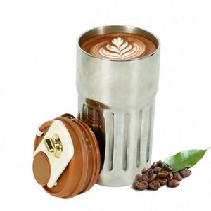 Custom Colorful Personalized Leak Proof Coffee <b>Mug</b> Travel <b>Insulated</b> Metal Stainless Steel 12 oz Coffee Tumbler with logo - Product Image 3