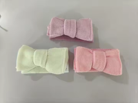 Ensemble Couverture pour Bébé en Tricot 100 % Coton, Bandeau et Chaussons, Bords à Volants Personnalisés, Langes Doux pour Nouveau-né, Parure de Lit Unie
