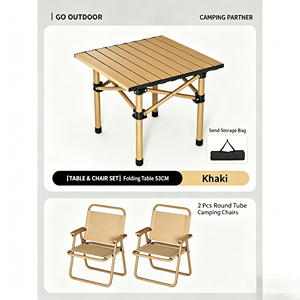 <span class=keywords><strong>Table</strong></span> de pique-nique portable moderne en alliage d'<span class=keywords><strong>aluminium</strong></span>, très vendue, avec chaises de <span class=keywords><strong>camping</strong></span> pliantes, mobilier de <span class=keywords><strong>camping</strong></span> et de plage - Product Image 4
