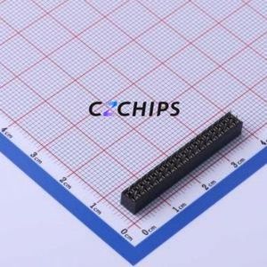 FFH20001-D36S1004K6K Pin Socket Through hole Component (THT),P=2mm Connector 2x18P 2mm 2mm Square Hole - Product Image 2