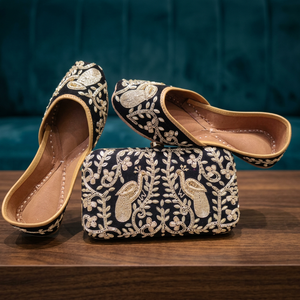 Chaussures de mariée traditionnelles pour femmes, en cuir véritable imperméable, brodées, à la mode, couleur et taille personnalisées, toutes saisons BS - Product Image 1