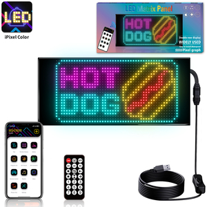Xe <span class=keywords><strong>LED</strong></span> ma trận pixel Bảng điều chỉnh màn hình cứng 5V USB RGB <span class=keywords><strong>LED</strong></span> ma trận Bảng điều chỉnh linh hoạt 24x48 32x64 <span class=keywords><strong>LED</strong></span> ma trận Bảng điều chỉnh ngoài trời - Product Image 6