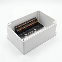 Boîtier de jonction ABS 17 pôles étanche IP66 à connexion rapide, sans outil, pour usage électrique industriel