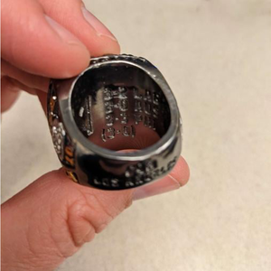 LAFC REVELA <span class=keywords><strong>2022</strong></span> Copa de Fútbol <span class=keywords><strong>MLS</strong></span> ANILLOS DE CAMPEONATO - Product Image 3