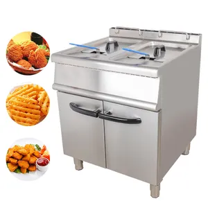 Manufacture Commercial Industrial Kfc Chips Electric Gas Deep Fryer For Restaurant