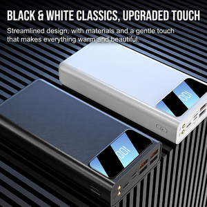 พาวเวอร์แบงค์ 60000mAh ชาร์จเร็ว พกพาสะดวก พร้อมหน้าจอ LED และพอร์ต USB สี่พอร์ต - Product Image 3