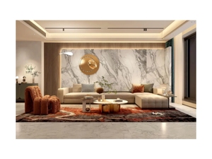 Pandora Mesa de piedra sinterizada para Tv Fondo de pared Patagonia Azulejos de suelo de piedra sinterizada Losa de porcelana de piedra sinterizada 6mm - Product Image 5