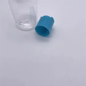 BLUE Plastic Disc Top Cap AND 50ML Plastic Bottle