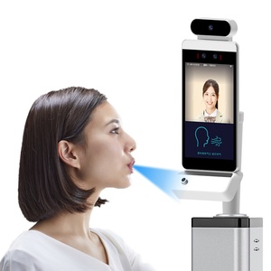 Dispositivo de Control de Asistencia Tendcent con Reconocimiento Facial, Control de Acceso, Medición de Temperatura, Prueba de Alcohol, Conteo de Personas, Red WiFi y Alcoholímetro - Product Image 1
