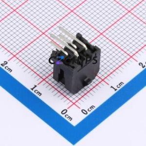 XDWF-C3030WR-2*2P Wire-to-Board Pin Header Bent Lead Through Hole,P=3mm Connector 2x2P 3mm Right Angle Insert 4P - Product Image 2