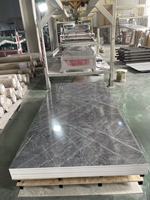 Paneles de PVC de Alto Brillo, Láminas de PVC Impermeables con Acabado UV para Decoración de Paredes Interiores, Revestimiento de PVC para Decoración de Oficinas y Centros Comerciales, Suministro de Fábrica