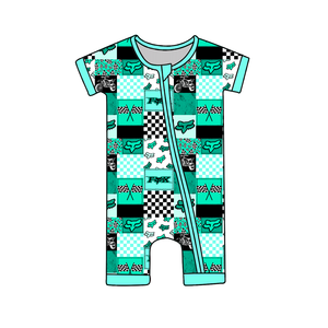 Romper Bayi Bambu Custom, Pakaian Bayi Baru Lahir 95% Bambu 5% Spandex, Lembut, Lucu, Resleting, Romper Bayi Resleting 2 Arah, Pakaian Bayi Baru Lahir - Product Image 3