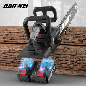 <span class=keywords><strong>NANWEI</strong></span> <span class=keywords><strong>เลื่อย</strong></span>โซ่ยนต์ไร้สาย 16 นิ้ว 42v มอเตอร์ไร้แปรงถ่าน แบตเตอรี่ลิเธียม DIY สำหรับงานตัดในสวน รับผลิตแบบ OEM ขายดี - Product Image 3