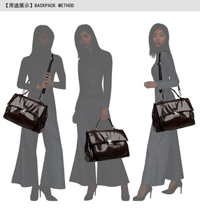 Nuevas Bolsas de Mensajero de Alta Calidad para Mujer, Bolsos de Mano de Cuero Genuino, Bolsos Cruzados, Bolsos de Hombro para Mujer, Bolsos Tote con Asa Superior - Product Image 3