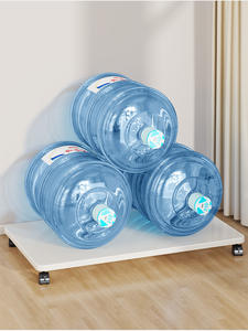 Base de rehaussement amovible en bois à rotation à 360 degrés pour ordinateur de bureau, roulettes universelles - Product Image 3