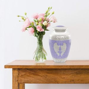 Classic American Style Metal Urn for Ashes Reliable Elegant Cremation Container Funeral Ceremonies Long-Term <b>Keepsake</b> Storage - Product Image 2