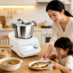 <span class=keywords><strong>Robot</strong></span> de cuisine électrique à commande numérique, <span class=keywords><strong>mixeur</strong></span> à <span class=keywords><strong>soupe</strong></span>, <span class=keywords><strong>robot</strong></span> culinaire, cuiseur avec bol en acier inoxydable de 3,5 L - Product Image 5