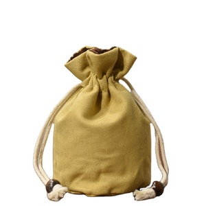 Sacs à cordon en velours doux de qualité supérieure, personnalisés avec logo, en coton et lin double couche, pour bijoux et cadeaux, vente en gros - Product Image 1