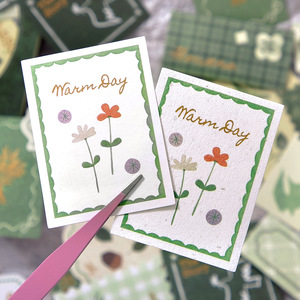 <span class=keywords><strong>Mr</strong></span>.Paper Set di Adesivi Stampati Serie Memory Post Office, Adesivi Decorativi Fai-da-Te con Motivi Retrò a Tema Francobollo per Journaling - Product Image 3