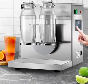 Máquina de agitar duas copos para frappe, misturador de proteína