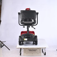 Trottinette électrique intelligente pliable à quatre roues, 19 MPH, batterie 12 Ah, portable pour la mobilité des seniors et le ramassage des enfants à l'école