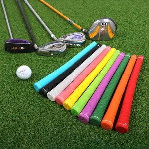 Nasıl gerçek yüksek kalite 27cm kauçuk kaymaz Golf kulübü sapları renkli standart yumuşak atıcı Golf kavrama