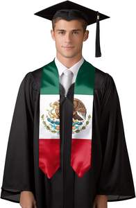 Étole de graduation du drapeau de la Jamaïque adaptée <span class=keywords><strong>à</strong></span> tous les types de corps Utilisation scolaire pour les enfants et les études internationales <span class=keywords><strong>à</strong></span> <span class=keywords><strong>l</strong></span>'étranger - Product Image 3