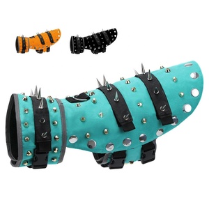 Arnés Anticoyote y Antipitbull con Púas para Mascotas, Chaleco Verde y Negro para Perros, Protección para Perros Pequeños - Product Image 2