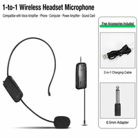 Microphone-cravate sans fil avec amplificateur audio pour salles de conférence, enseignement et diffusion de voix