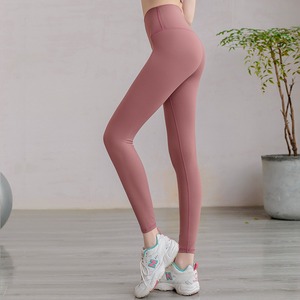 Entraînement serré <span class=keywords><strong>Lulu</strong></span> Yoga Leggings taille haute contrôle du ventre Gym sport entraînement femmes pantalons de Yoga - Product Image 6