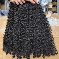 Extensions de cheveux humains bouclés vierges vietnamiens et birmans, ondulés effet eau, cuticules alignées, double épaisseur
