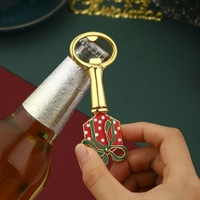 Neuer Weihnachts-Flaschenöffner - Kreativer Welpen- und Bären-Geschenk-Flaschenöffner im Hut-Stil - Kleines Geschenkartikel