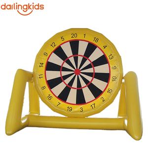 Jeu de tir de football gonflable commercial à louer, cible de fléchettes de football en PVC robuste, jeu de fléchettes de football gonflable personnalisé - Product Image 3