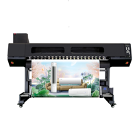 Plotter UV de 1,6 m y 1,8 m rollo a rollo para la venta con cabezal de impresión Eps M