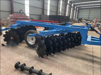 Herse à disques de type large à chenilles robuste, cultivateur à coupe profonde pour la préparation du sol agricole, pour utilisation avec un tracteur, sol puissant