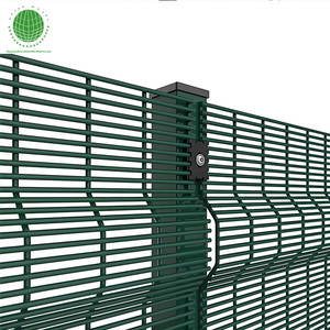Panneau <span class=keywords><strong>de</strong></span> clôture anti-escalade 358 galvanisé haute sécurité pour extérieur, robuste, avec <span class=keywords><strong>pointes</strong></span> supérieures, modélisation 3D, noir - Product Image 4