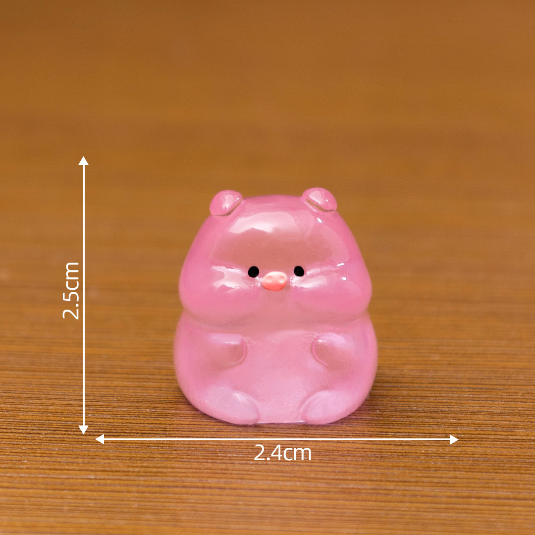 Non.6 cochons qui brillent dans le noir