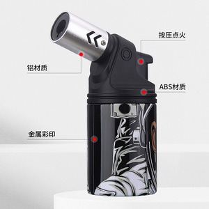 JOFI Dark Horse Windproof Butane <b>Lighter</b> 7g Refillable Cigar Outdoor Igniter Durable Heating Torch - Product Image 2