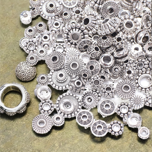 500pcs Antique Silver Column <b>Spacer</b> Beads 10 Styles Jewellery Making Findings Accessories for Bracelet Necklace Made of Alloy - Product Image 3