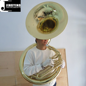2023 Jingying เพลงลมทองเหลือง, ร่างกายทองเหลือง Cupronickel วาล์วแล็กเกอร์ทอง <span class=keywords><strong>sousaphone</strong></span> มืออาชีพ - Product Image 2