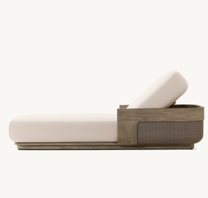 Chaise longue de luxe en teck pour <span class=keywords><strong>piscine</strong></span>, mobilier de jardin en teck - Product Image 3