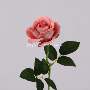 Flores Artificiales Más Populares al Por Mayor a Bajo Precio, Rosa Roja Artificial de Alta Calidad, Rosa de Seda Artificial de Lujo - Product Image 6