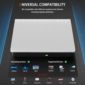 Lecteur de <span class=keywords><strong>CD</strong></span>/DVD externe USB 3.0 et USB-C, lecteur/<span class=keywords><strong>graveur</strong></span> de <span class=keywords><strong>CD</strong></span>/DVD optique portable de qualité supérieure, lecteur/<span class=keywords><strong>graveur</strong></span> de <span class=keywords><strong>CD</strong></span>/DVD +/-RW pour <span class=keywords><strong>Mac</strong></span> - Product Image 5