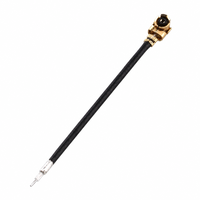 Kabel Pigtail Koaksial RF Generasi Pertama IPEX ke Ujung Solder RF1.13 Micro Coax 6cm untuk Modul WiFi Antena PCB