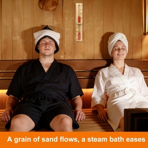 Modern Sundance Wooden Rotating 15-Minute Sand <strong>Timer</strong> for Bathroom Sweat Vapour-Gift Decoration - Product Image 3