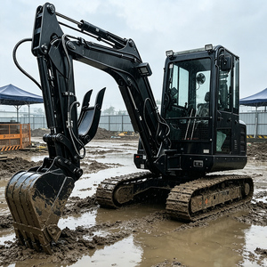 Mini-excavatrice 3 tonnes avec moteur Euro 5 certifié CE, livraison gratuite, petite pelle pour la rénovation urbaine et les espaces restreints, idéale pour les entreprises de location - Product Image 5