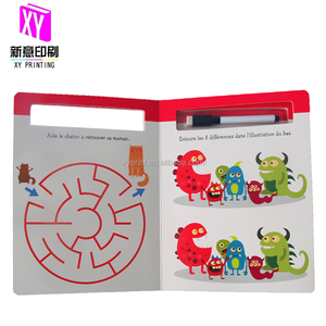 Đầy đủ màu sắc trẻ em sạch Bút Đánh Dấu viết trò chơi có thể ghi trẻ em mê cung Hội Đồng Quản trị màu sách in - Product Image 6