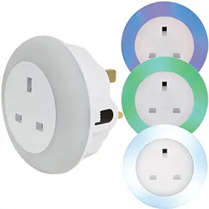 Britische Plug-in-Farbwechsel-Nachtlicht lampe